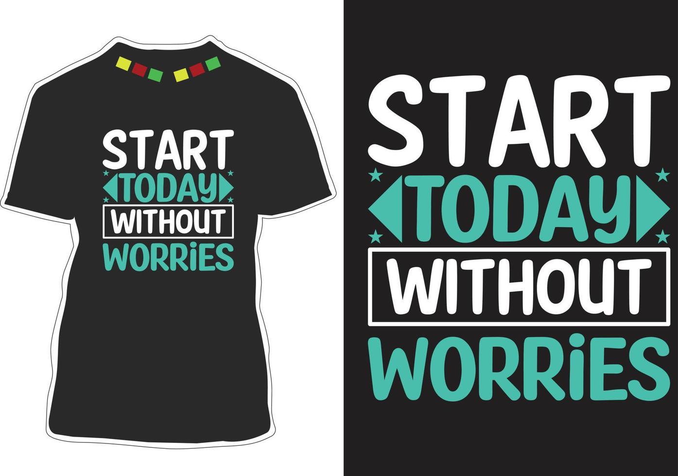 diseño de camiseta con citas motivacionales vector