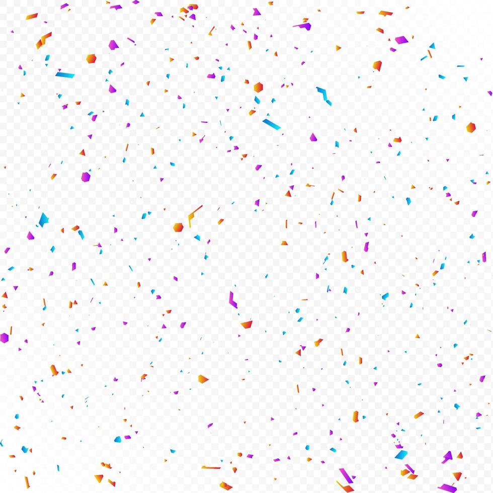 Colorful Birthday Confetti Vector and on transparent background 7716718 Vector Art at Vecteezy
