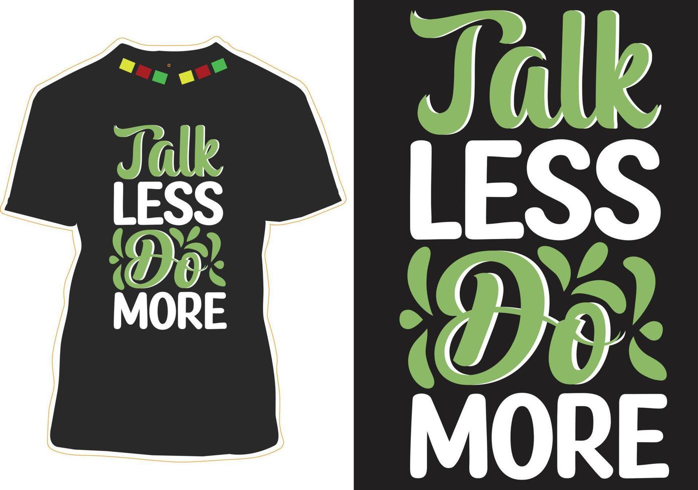 talk less do more vector