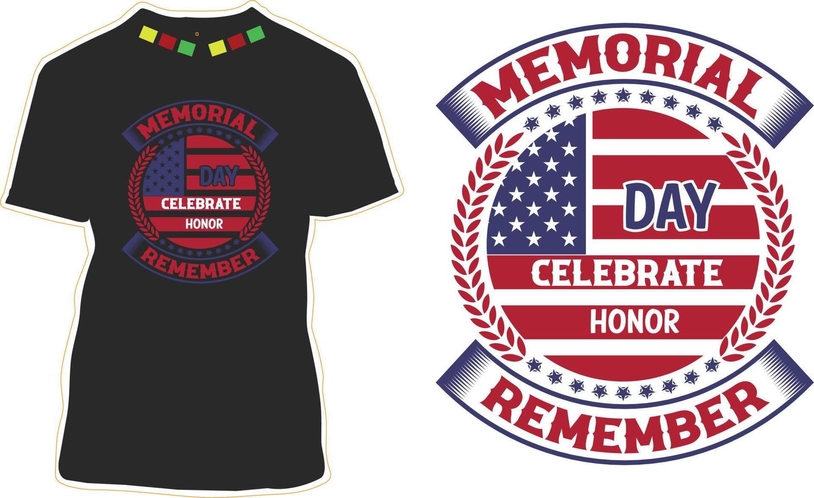 Memorial Day Celebrate Honor Remember vector