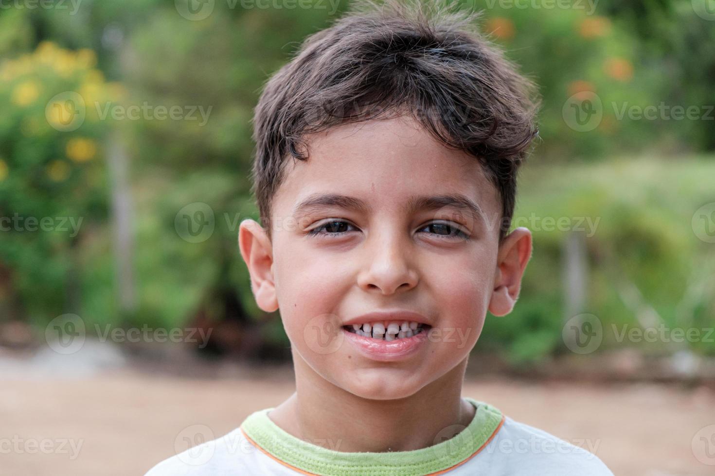 Portrait of a boy outdoors at the day time. Handsome. Young Boy Portrait. photo