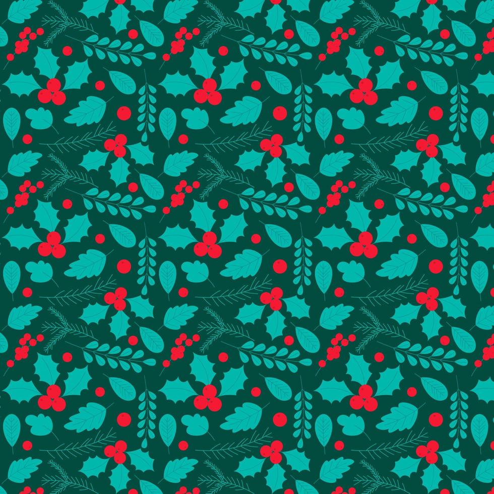 Hand drawn christmas pattern design background. Vector. vector