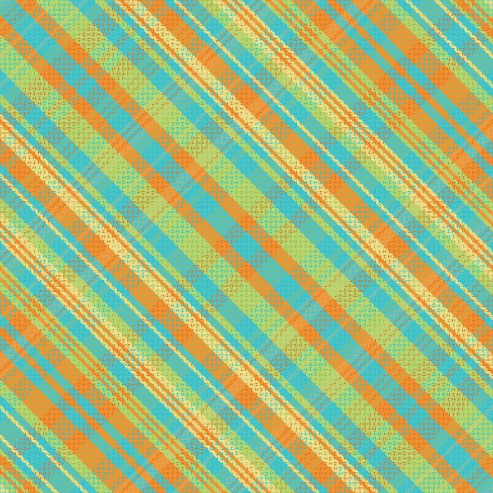 Tartan plaid pattern with texture and summer color. vector