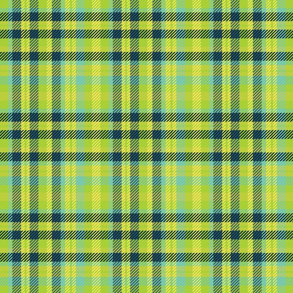 Tartan plaid pattern with texture and summer color. vector