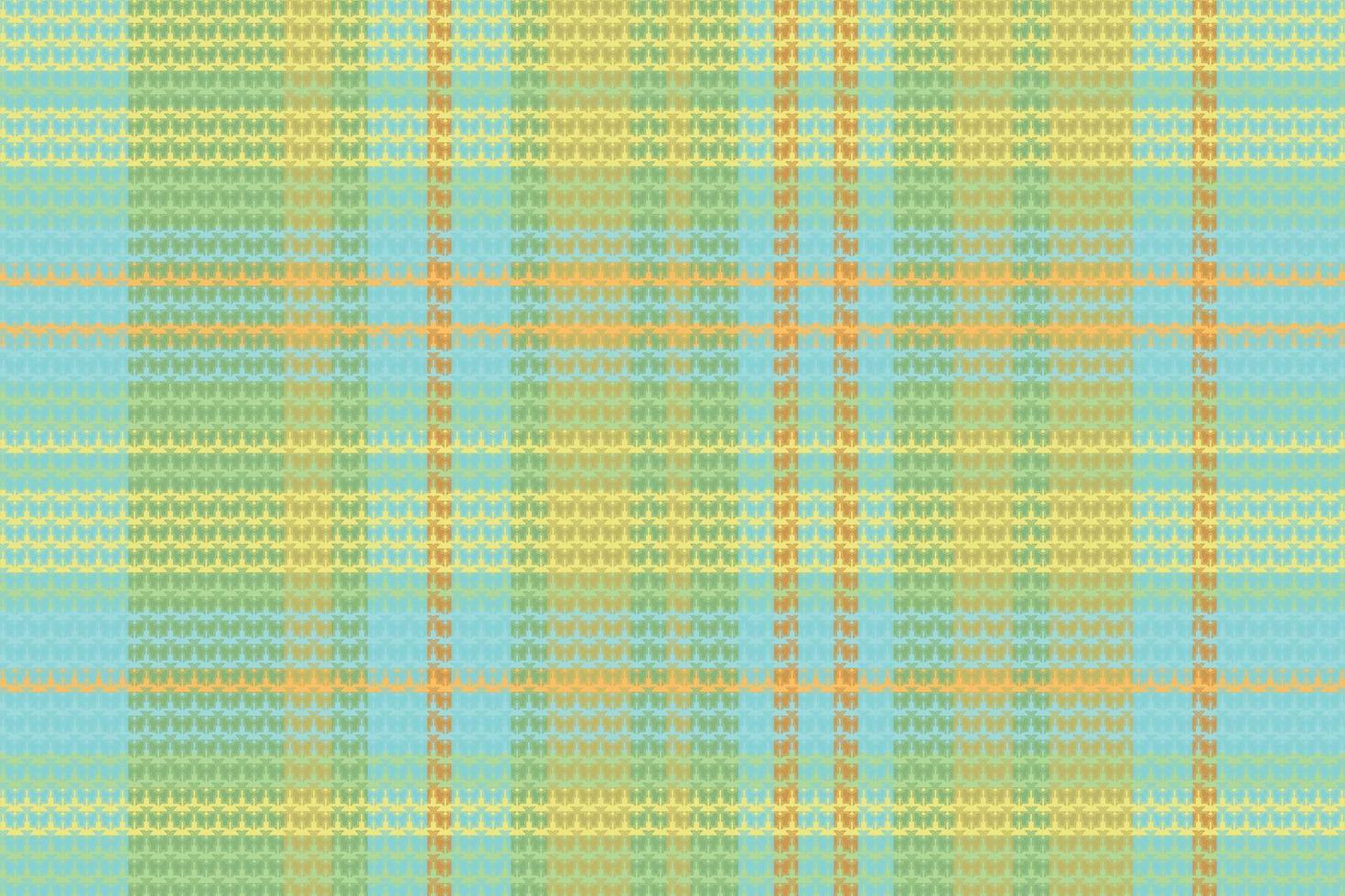 Tartan plaid pattern with texture and summer color. vector