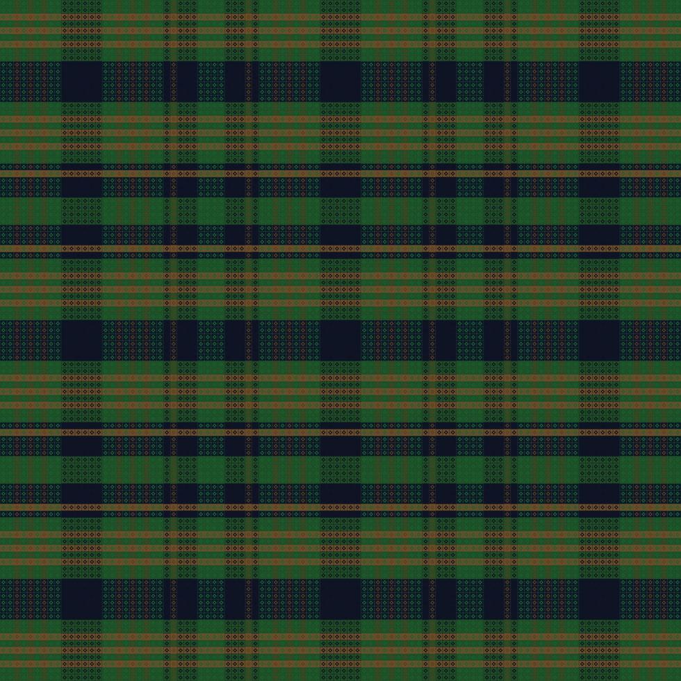 Tartan plaid pattern with texture. vector