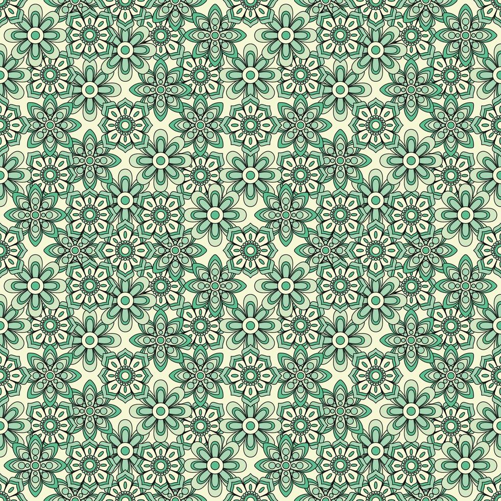 Fondo abstracto de flores maravillosas sin fisuras. vector