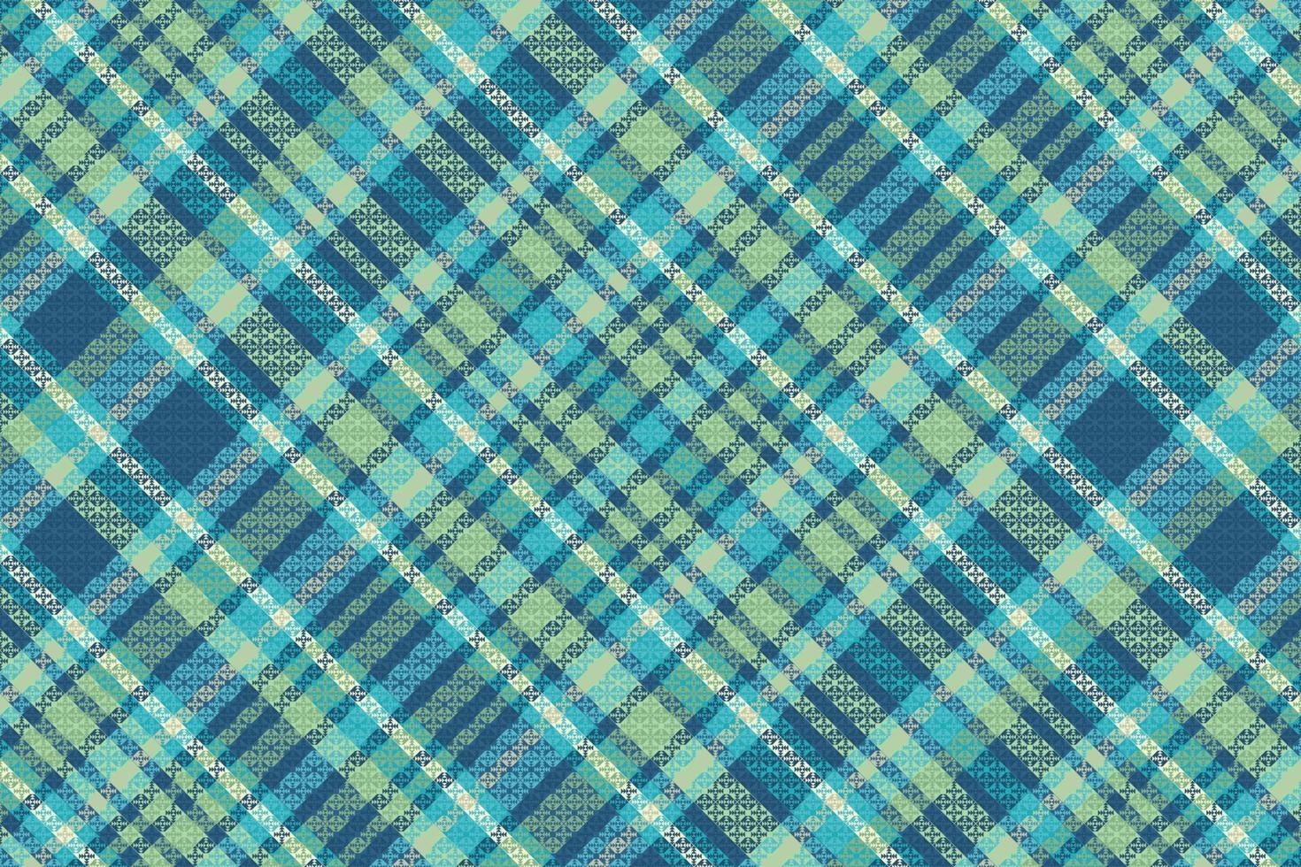 Tartan plaid pattern with texture and summer color. vector