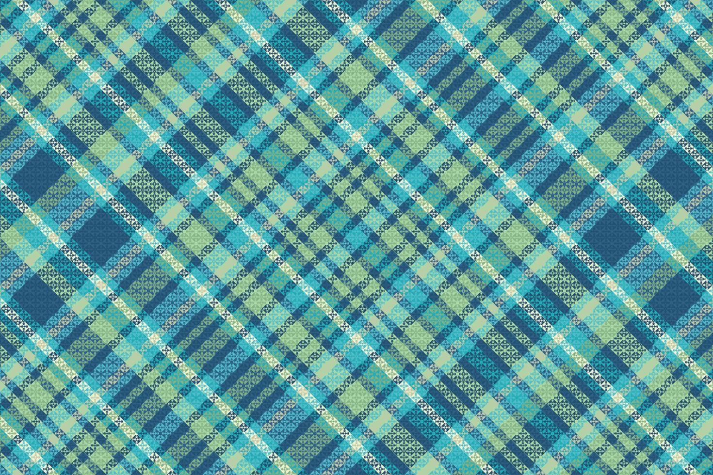 Tartan plaid pattern with texture and summer color. vector