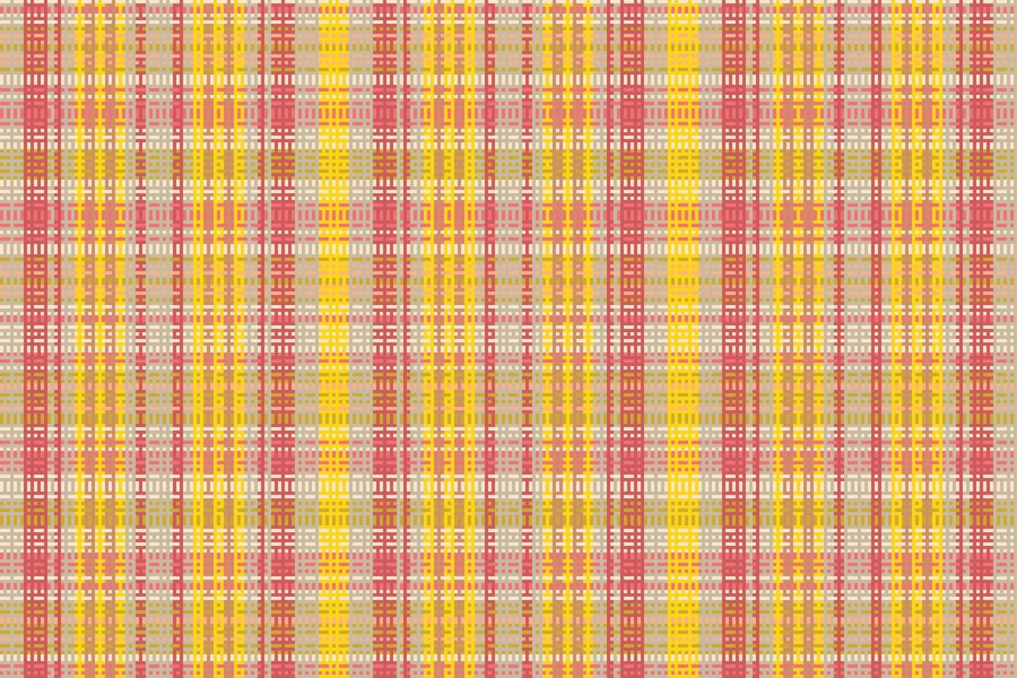 Tartan plaid pattern with texture and summer color. vector