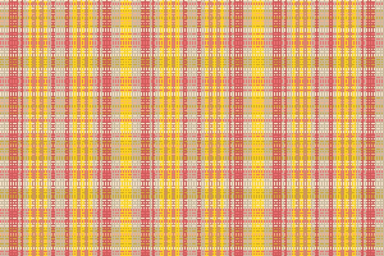 Tartan plaid pattern with texture and summer color. vector