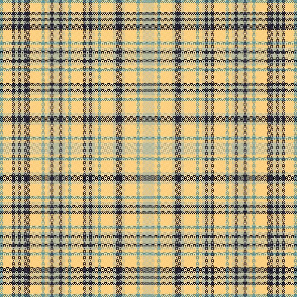 Tartan plaid pattern with texture and summer color. vector