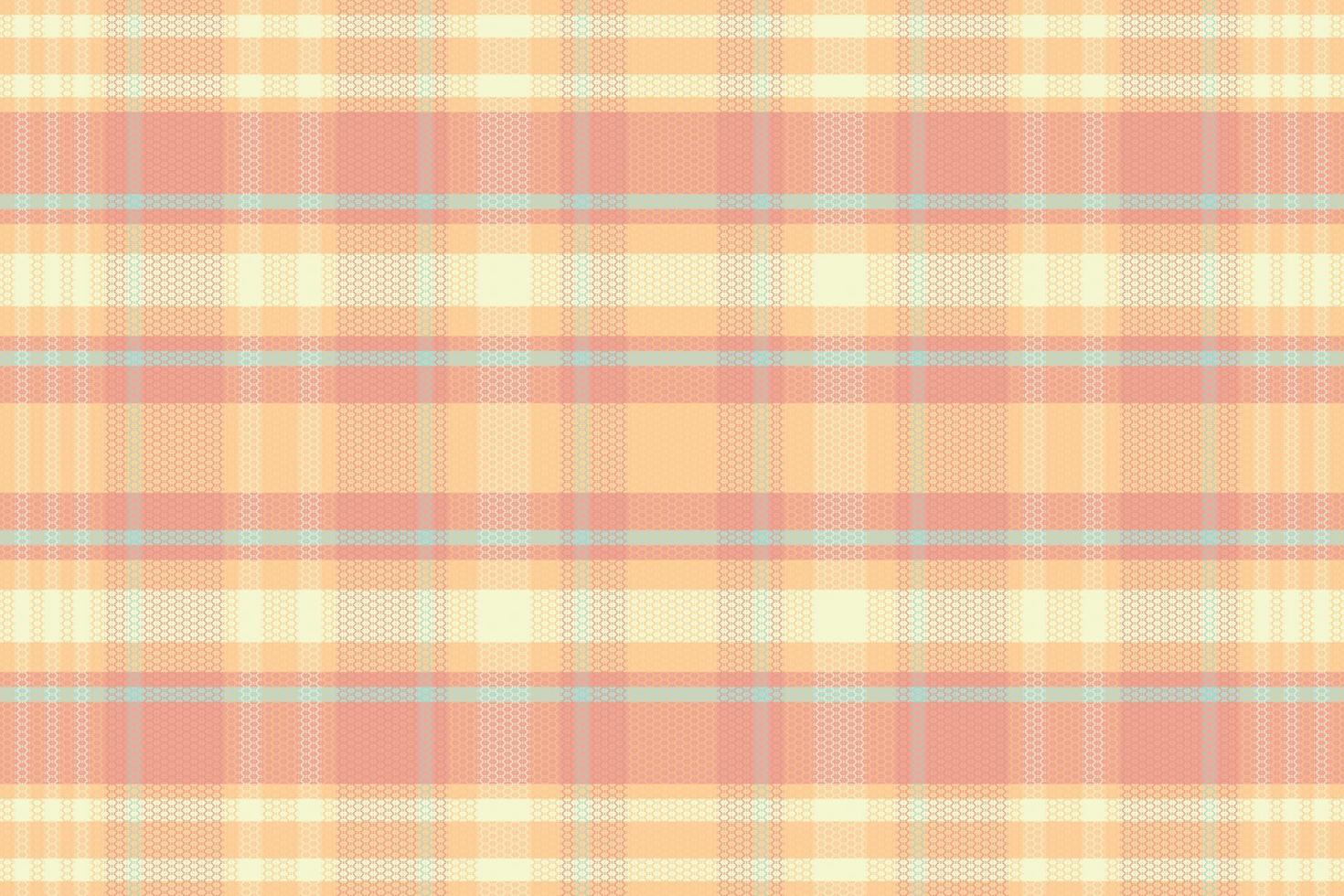 Tartan plaid pattern with texture and summer color. vector
