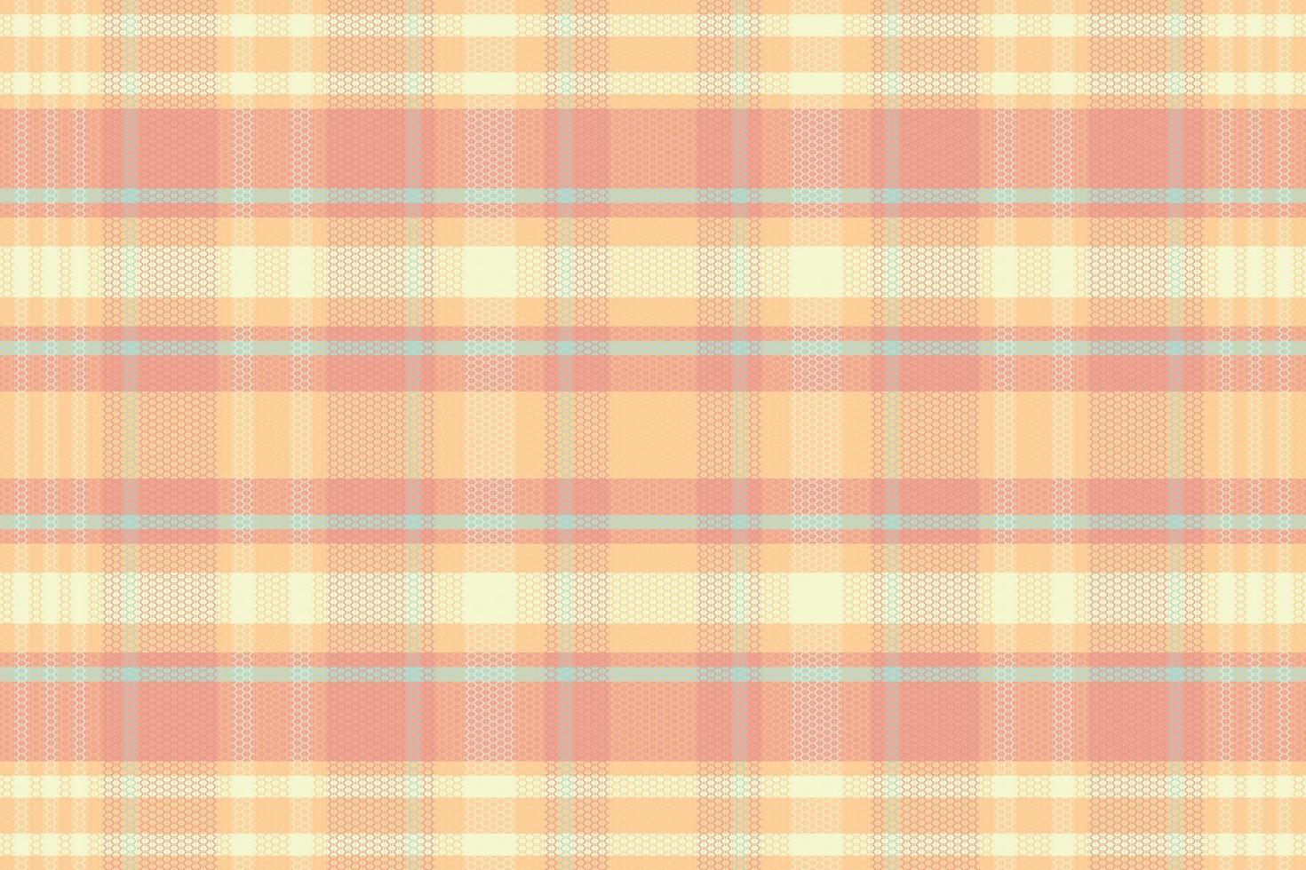 Tartan plaid pattern with texture and summer color. vector