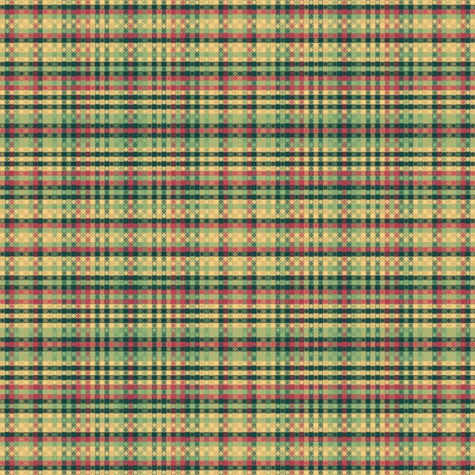 Tartan plaid pattern with texture and summer color. vector
