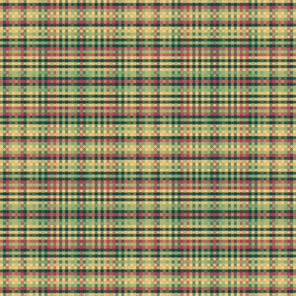 Tartan plaid pattern with texture and summer color. vector