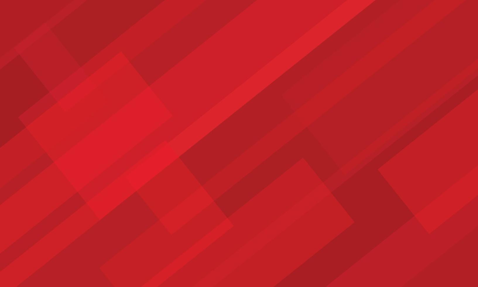 Red  background with abstract geometric shape overlay layer. vector