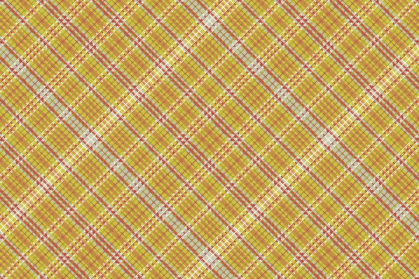 Tartan plaid pattern with texture and summer color. vector