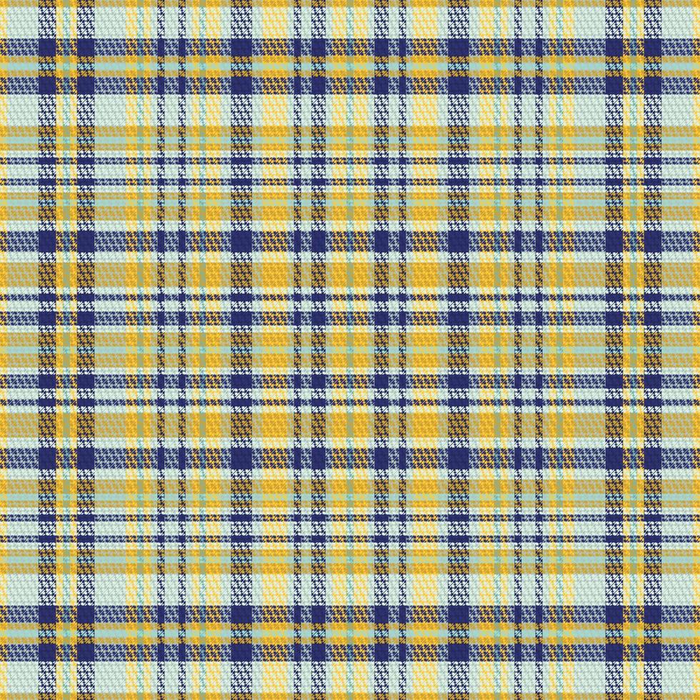 Tartan plaid pattern with texture and summer color. vector