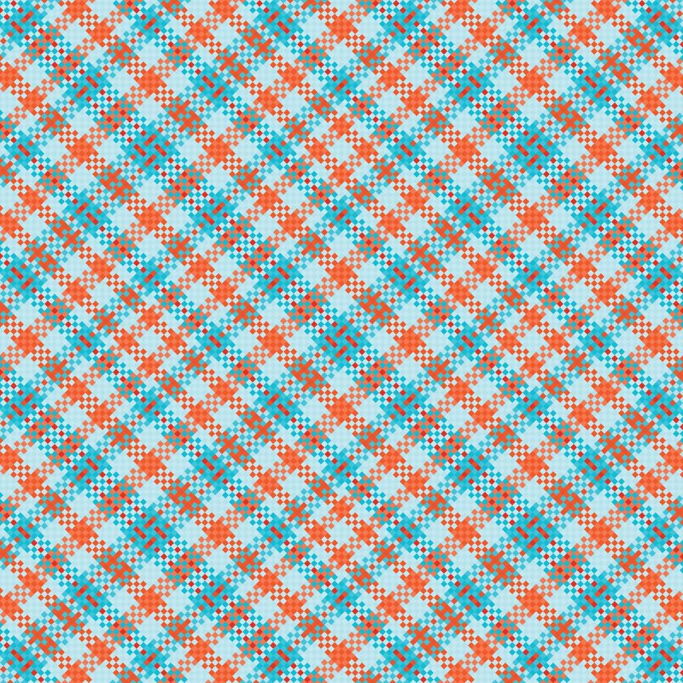 Tartan plaid pattern with texture and summer color. vector