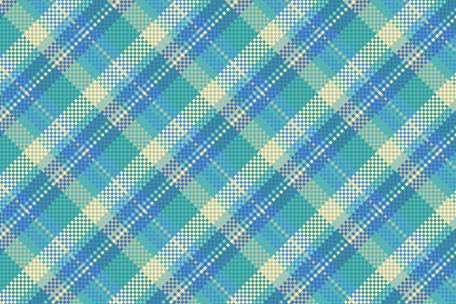 Tartan plaid pattern with texture and summer color. vector