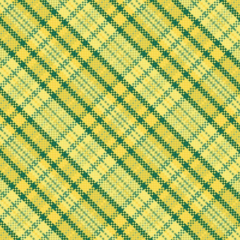 Tartan plaid pattern with texture and summer color. vector