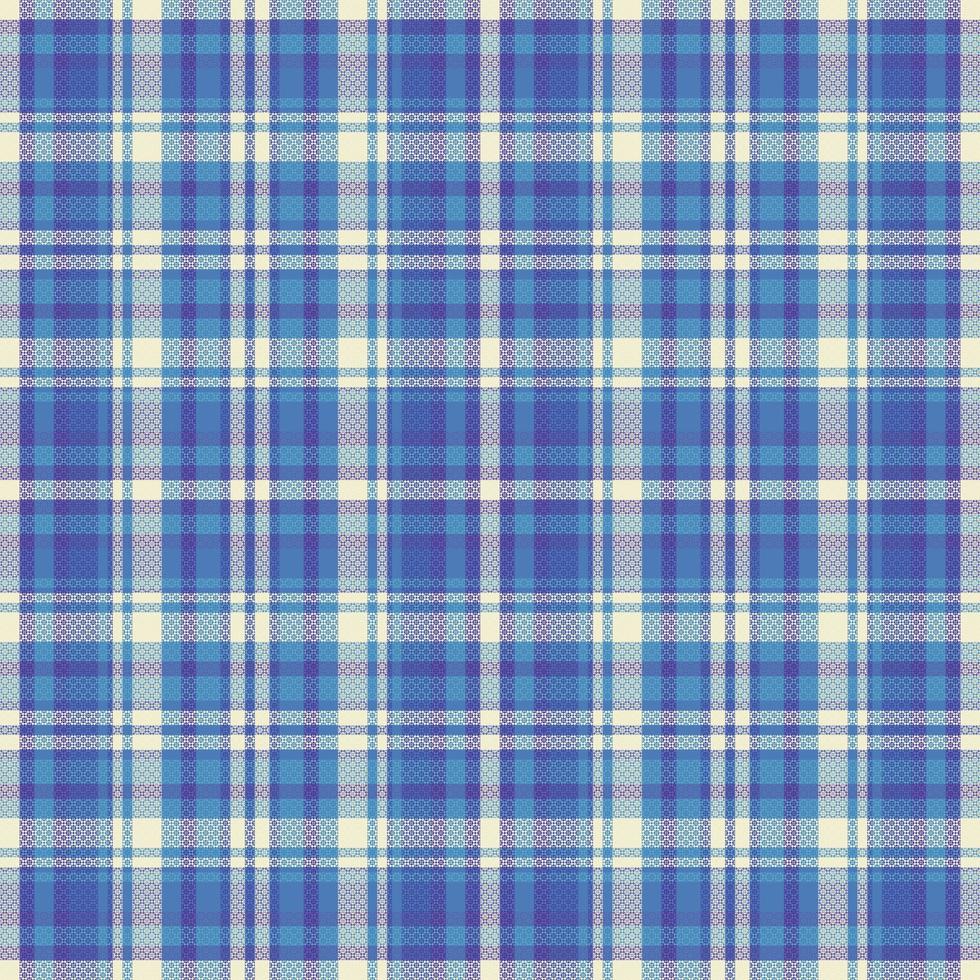 Tartan plaid pattern with texture and summer color. vector