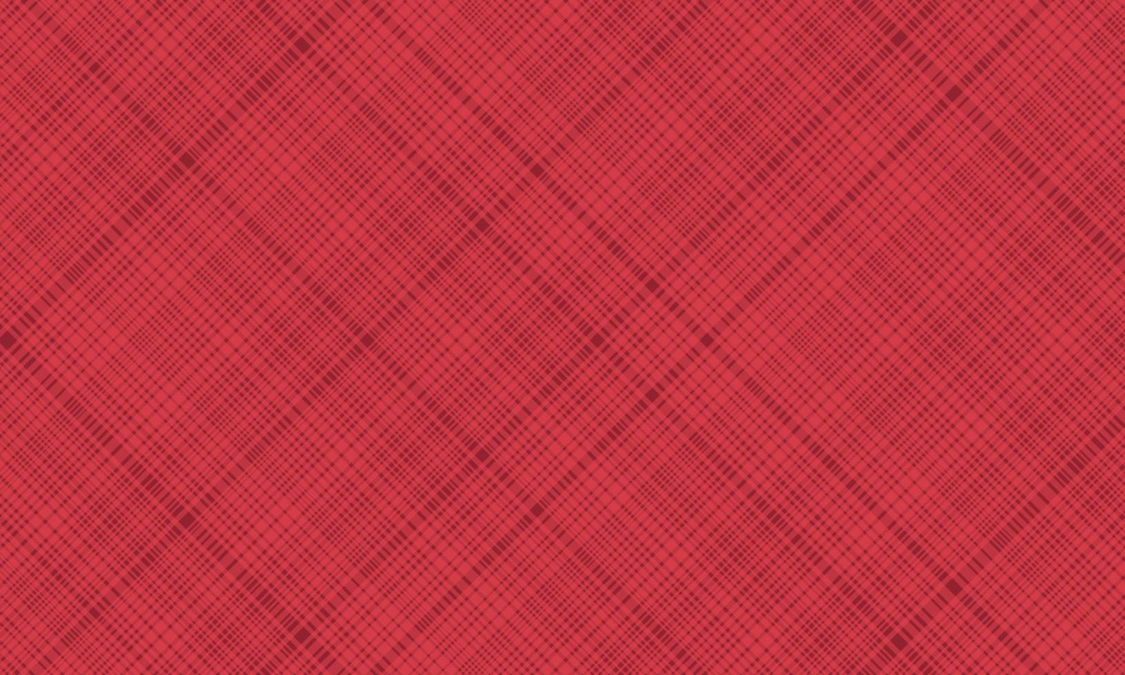 Abstract diagonal grid lines pattern red background. vector