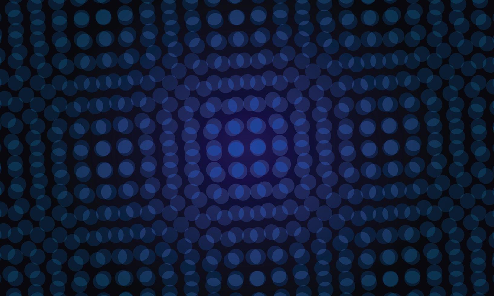 Blue vector background with bubbles.