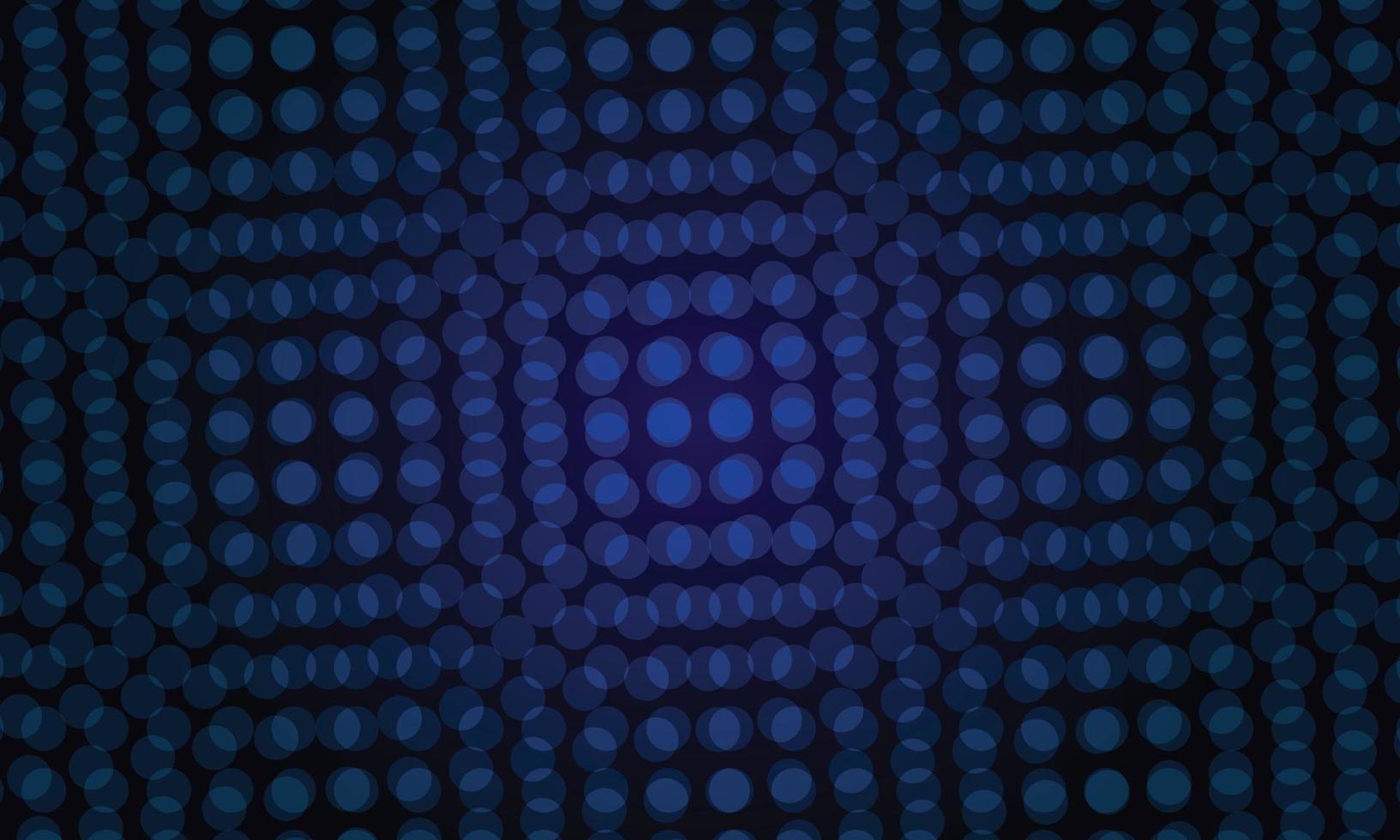 Fondo de vector azul con burbujas.