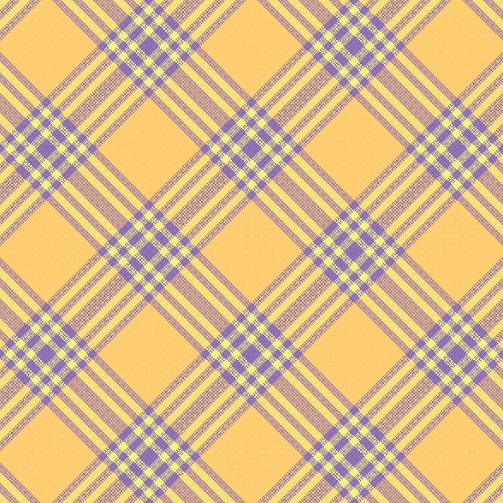 Tartan plaid pattern with texture and summer color. vector