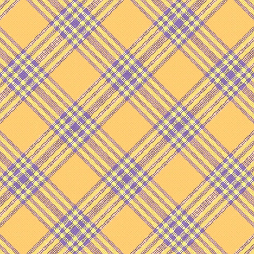 Tartan plaid pattern with texture and summer color. vector