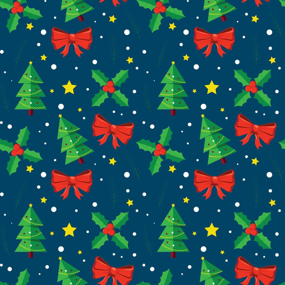 Hand drawn christmas pattern design background. Vector. vector