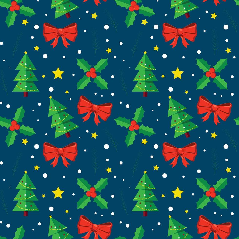 Hand drawn christmas pattern design background. Vector. vector