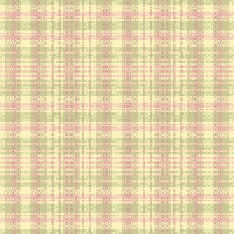 Tartan plaid pattern with texture and summer color. vector