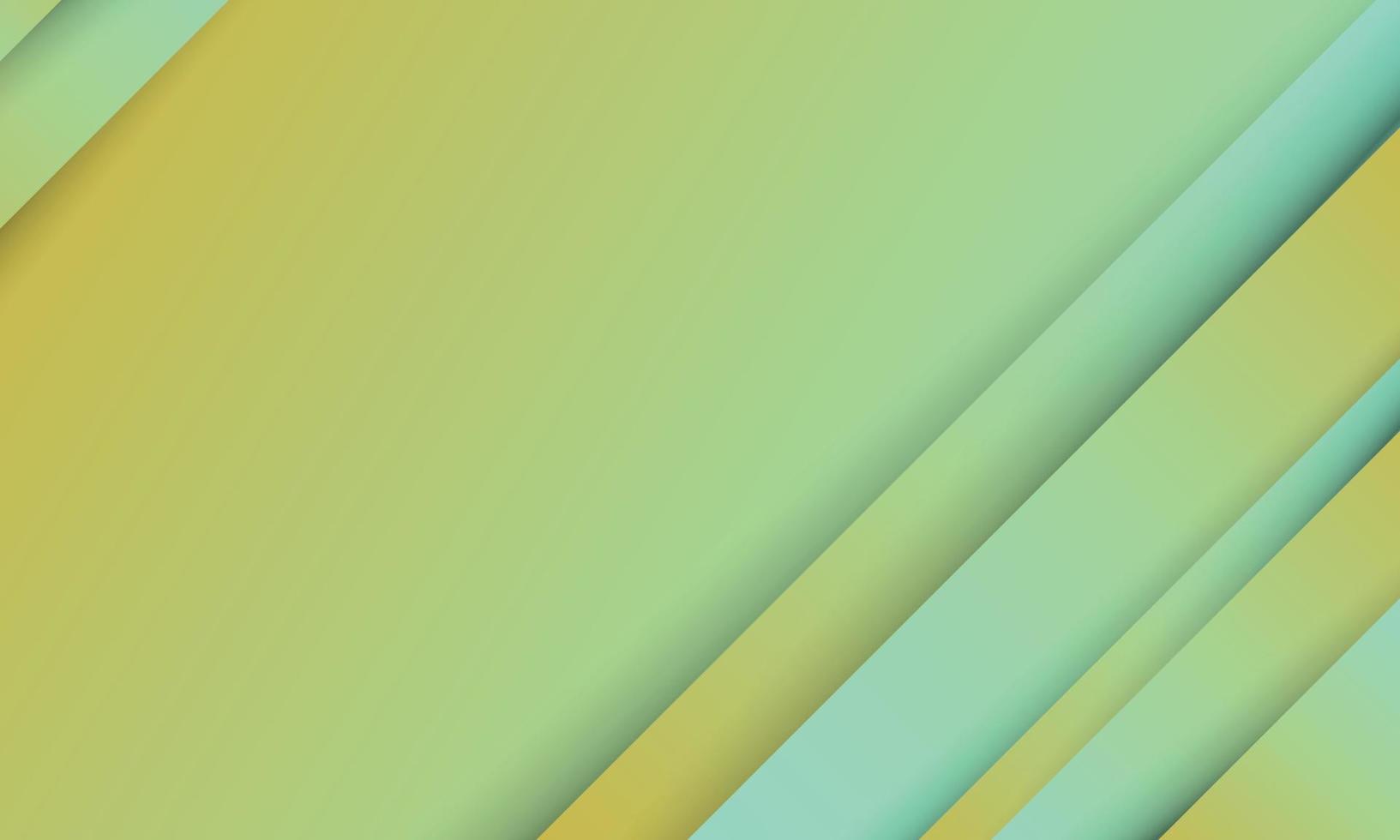 Light blue and yellow background with abstract diagonal stripes gradient shape with shadow. vector