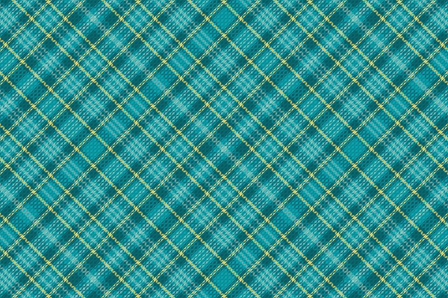 Tartan plaid pattern with texture and summer color. vector
