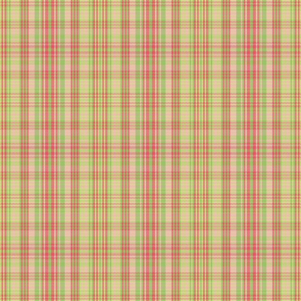 Tartan plaid pattern with texture and summer color. vector