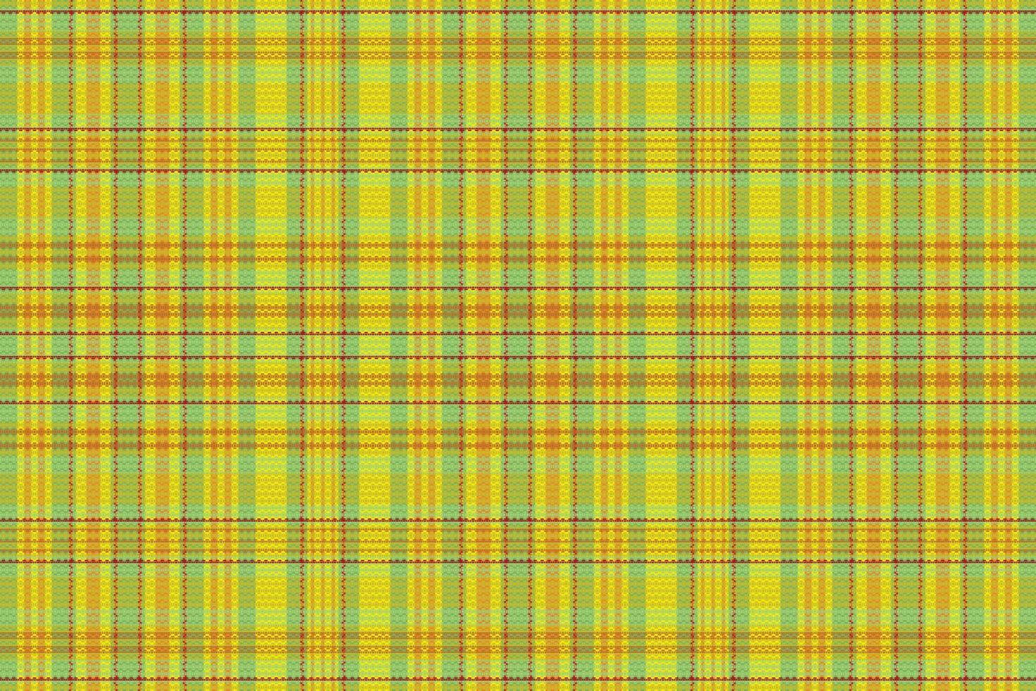 Tartan plaid pattern with texture and summer color. vector