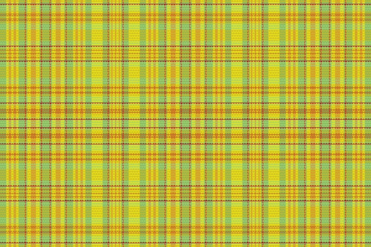 Tartan plaid pattern with texture and summer color. vector