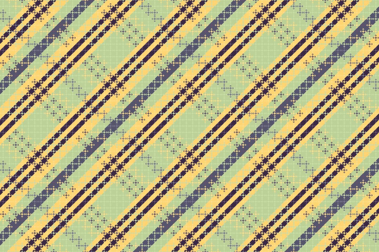 Tartan plaid pattern with texture and summer color. vector