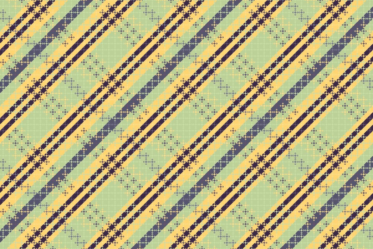 Tartan plaid pattern with texture and summer color. vector