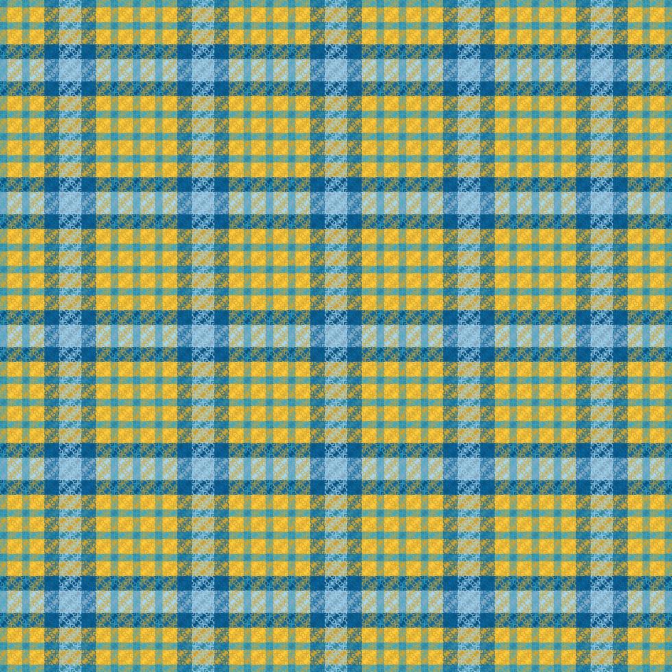 Tartan plaid pattern with texture and summer color. vector