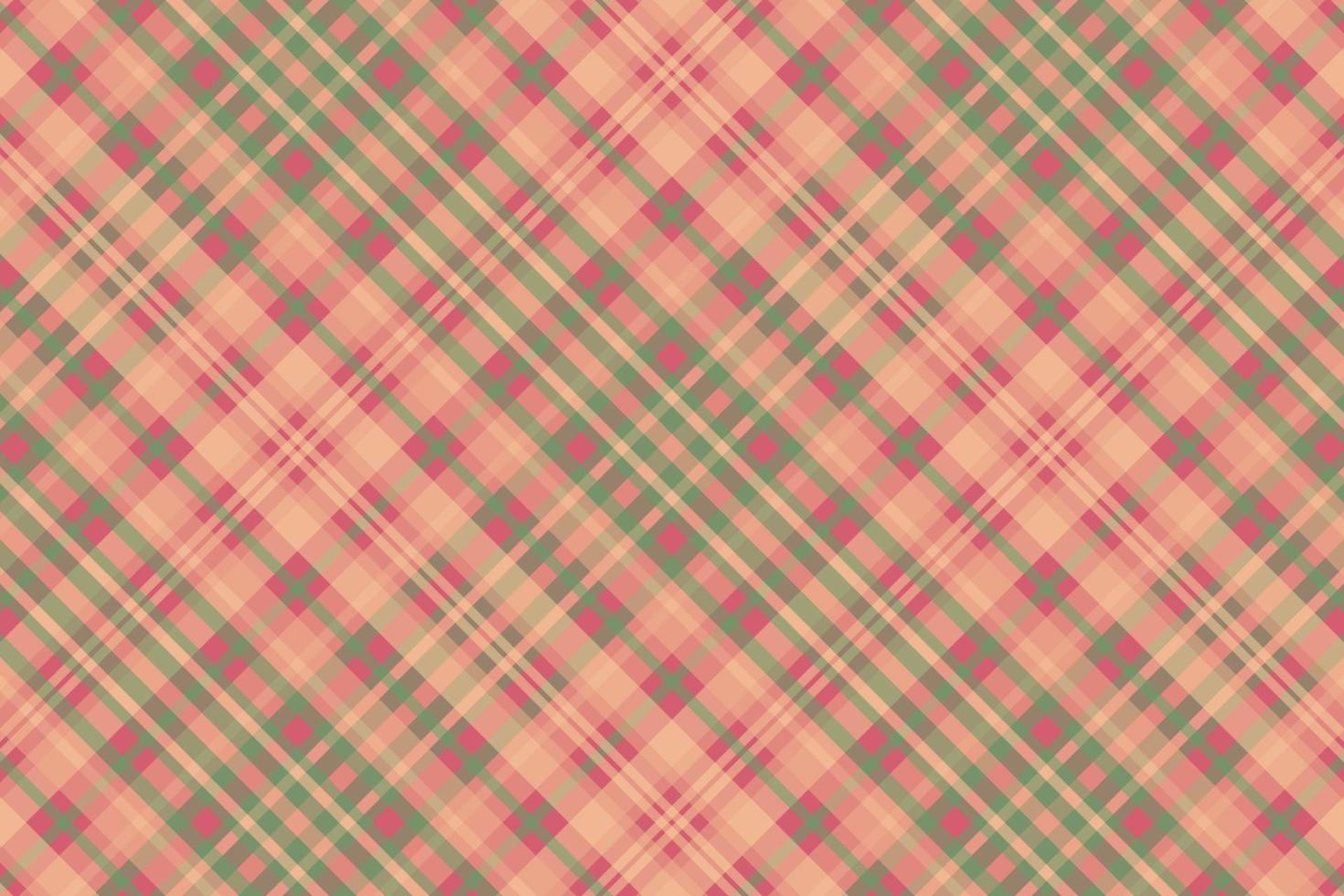 Tartan plaid pattern with texture and summer color. vector
