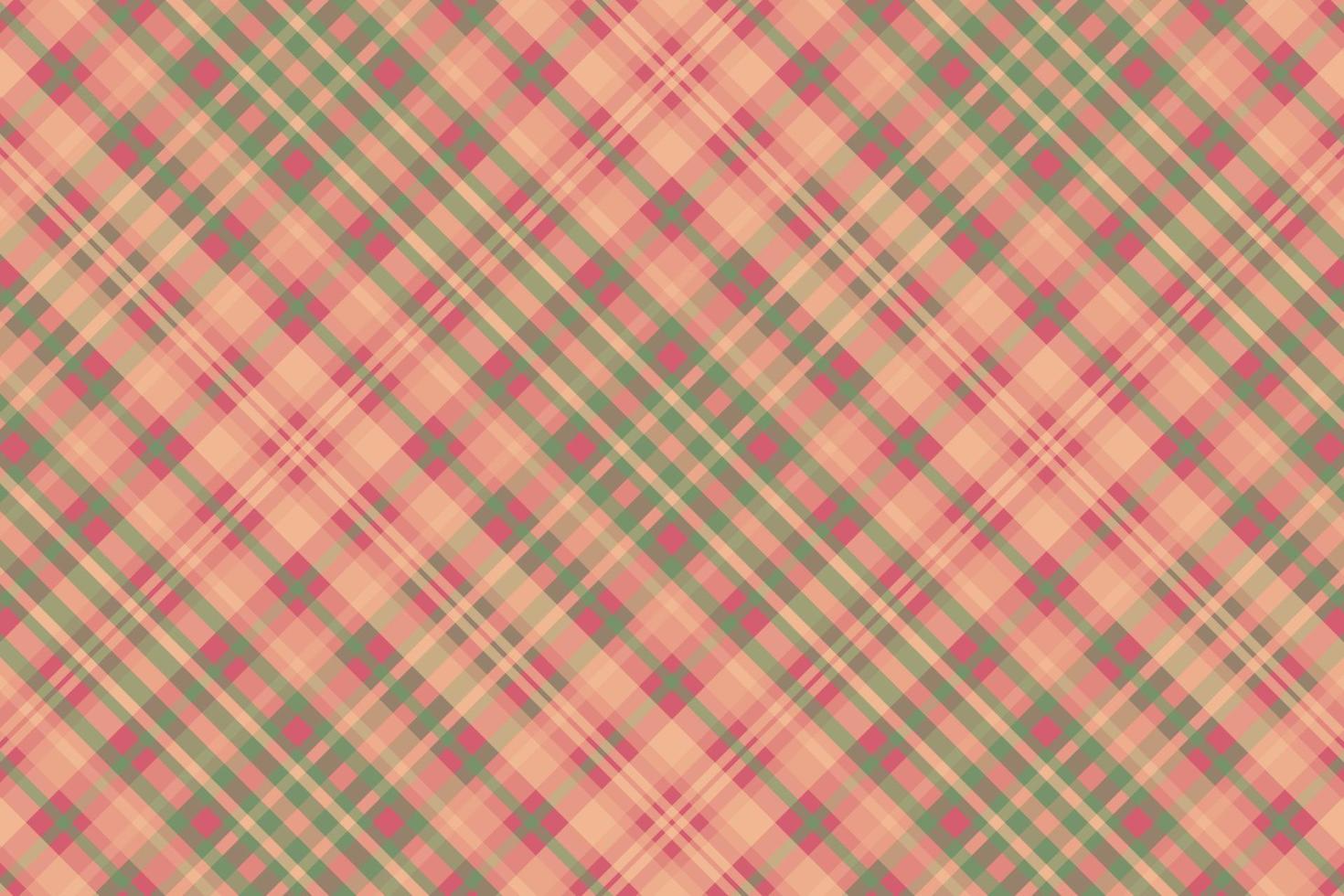 Tartan plaid pattern with texture and summer color. vector