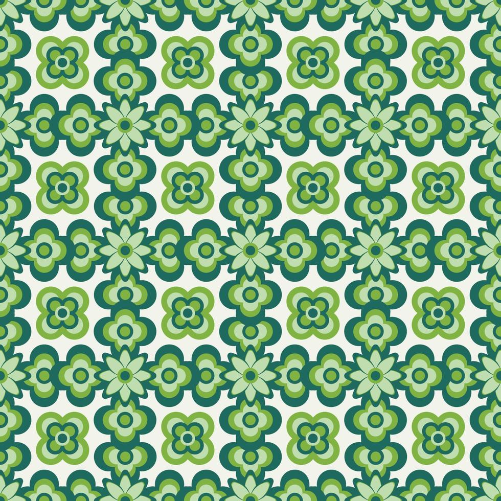 Abstract seamless flower pattern. Repeat pattern. vector
