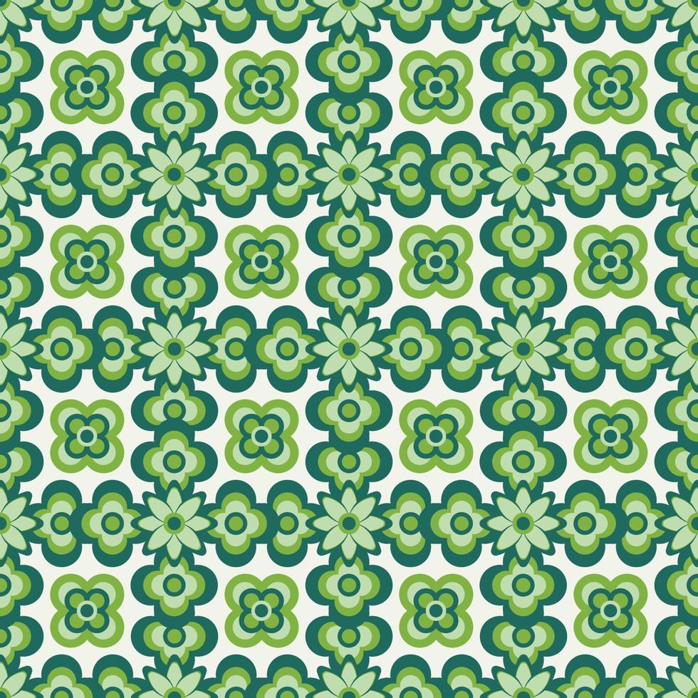 Abstract seamless flower pattern. Repeat pattern. vector