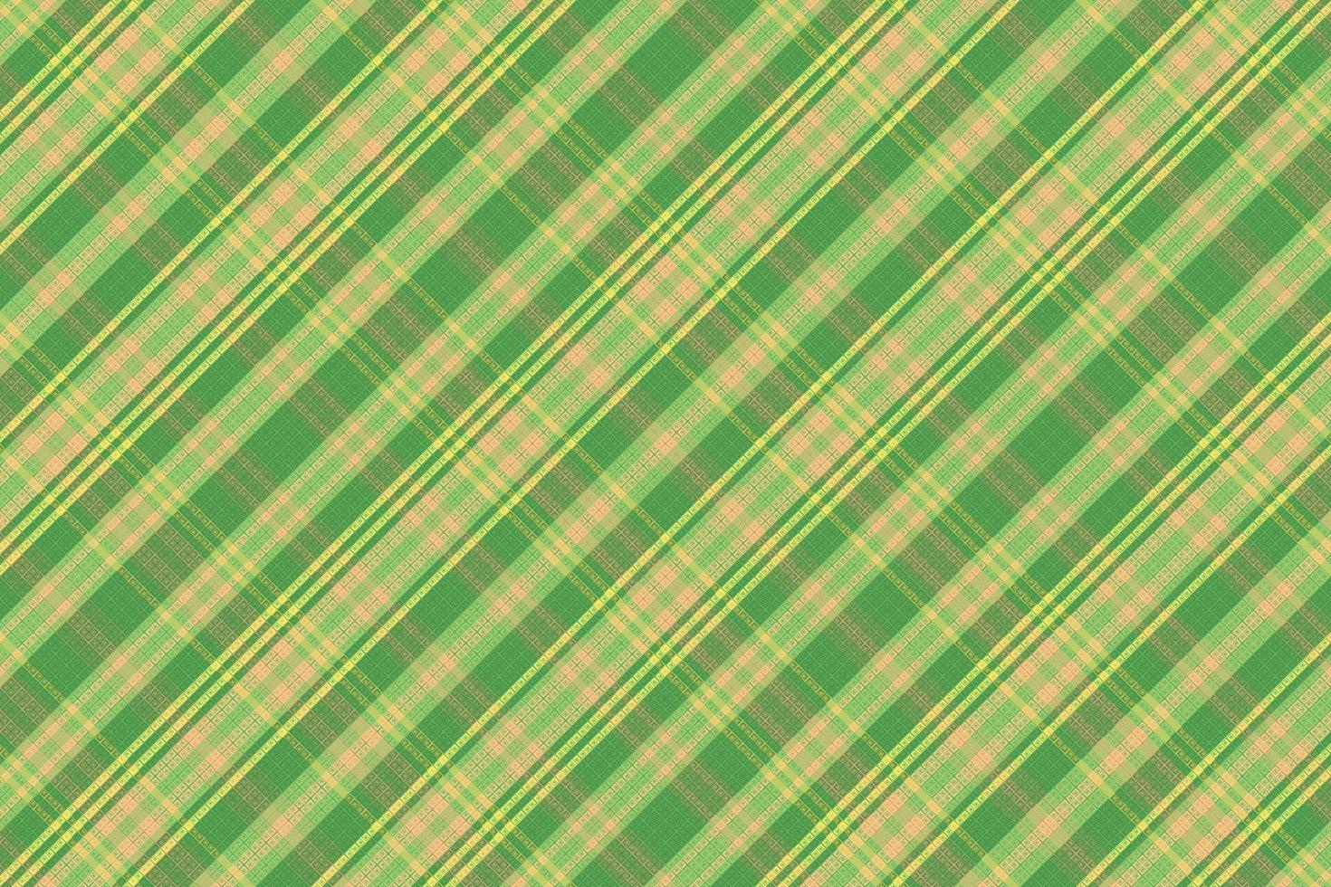 Tartan plaid pattern with texture and summer color. vector