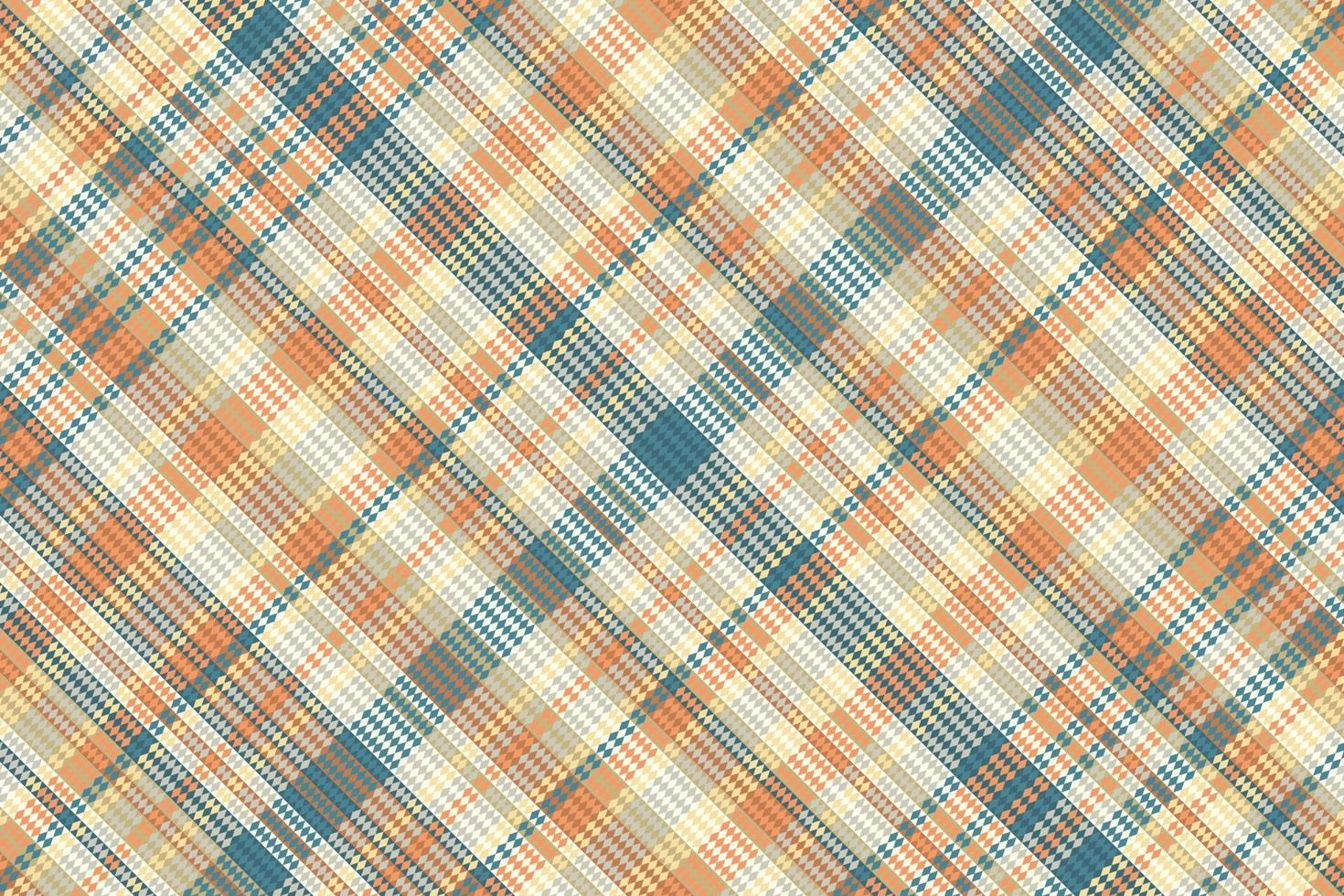 Tartan plaid pattern with texture and summer color. vector