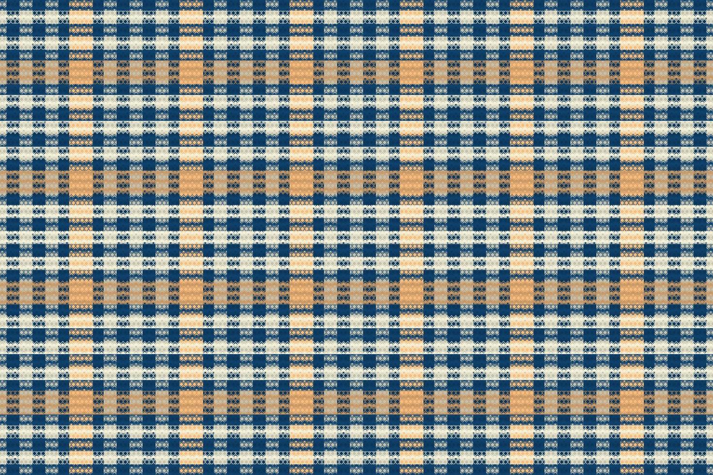 Tartan plaid pattern with texture and summer color. vector